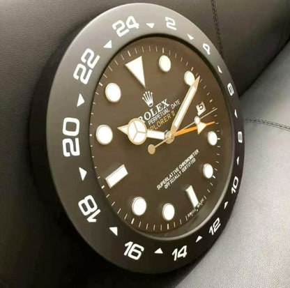 Rolex-Style Explorer Wall Clock