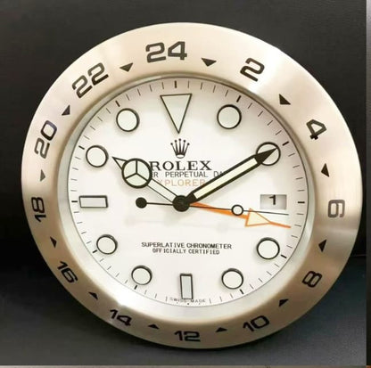 Rolex-Style Explorer Wall Clock
